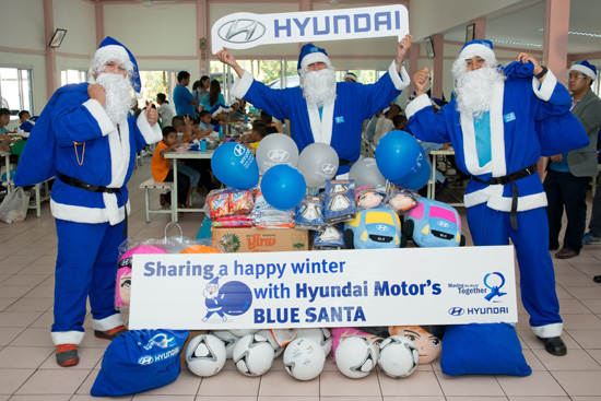 Hyundai Blue Santa