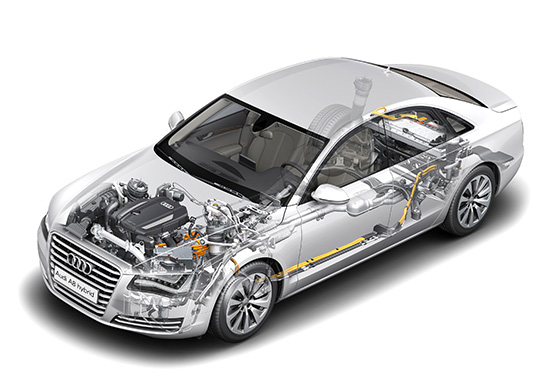 Audi A8L Hybrid,Audi A8 L Hybrid,ʹ 8L κԴ,Light  Emitting Diodes,ͧ¹ 2.0 TFSI,Matrix LED headlights,8 κԴ,A8 L Hybrid,Ҥ Audi A8L Hybrid,йö,Audi Space Frame,ѹ  