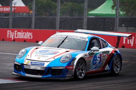 Est Cola Racing Team,زԡ Թѡ,Porsche Carrera Cup Asia 2015 ʹ 11,ʹ Marina Bay Circuit ԧ
