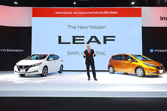 Nissan LEAF ใหม่,e-POWER,Note e-POWER,รถยนต์พลังงานไฟฟ้า,นิสสัน นาวารา ใหม่,Nissan LEAF EV,MotorExpo 2017