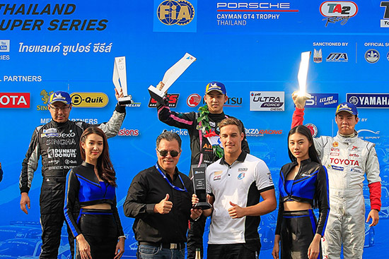 AAS Motorsport,Porsche Cayman GT4 Trophy Thailand,Thailand Super Series 2018,ʹ ҧ Թ๪ Ե