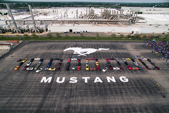 Ford Mustang,Mustang,มัสแตง,ฟอร์ด มัสแตง,ยอดการผลิตฟอร์ด มัสแตง