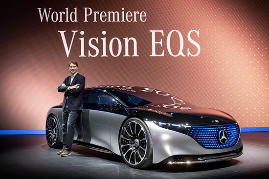 Vision EQS,Mercedes-Benz Vision EQS,EQS,รถไฟฟ้า Vision EQS,รถยนต์พลังงานไฟฟ้า,รถยนต์พลังงานไฟฟ้า Vision EQS,The Mercedes-Benz Vision EQS,Frankfurt MotorShow,IAA Frankfurt 2019,Frankfurt MotorShow 2019,IAA 2019