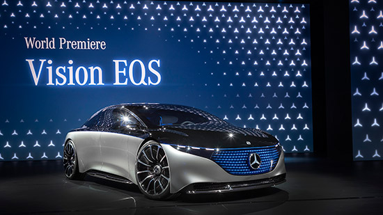 Vision EQS,Mercedes-Benz Vision EQS,EQS,รถไฟฟ้า Vision EQS,รถยนต์พลังงานไฟฟ้า,รถยนต์พลังงานไฟฟ้า Vision EQS,The Mercedes-Benz Vision EQS,Frankfurt MotorShow,IAA Frankfurt 2019,Frankfurt MotorShow 2019,IAA 2019