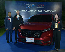 รางวัลรถยนต์ยอดเยี่ยมประจำปี 2566,THAILAND CAR OF THE YEAR 2023,THAILAND EV OF THE YEAR 2023,Honda CR-V,Honda CR-V ehev,MG 4 Electric,สมาคมผู้สื่อข่าวรถยนต์และรถจักรยานยนต์ไทย