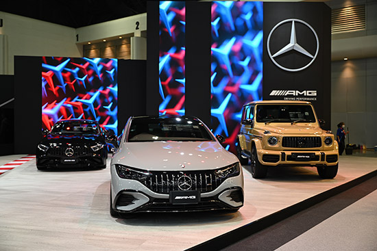 เมอร์เซเดส-เบนซ์,Motor Expo 2023,เมอร์เซเดส-เบนซ์ รุ่นใหม่,FUTURE FOR ALL,GLC 220 d 4MATIC Avantgarde,EQE 350 4MATIC SUV Electric Art,EQE,GLC 220d,C 220 d AMG Line,GLE 300 d 4MATIC AMG Dynamic,Mercedes-Benz Drive Recorder 360 องศา,งานมหกรรมยานยนต์